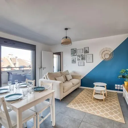 Ferienwohnung Modern'Blue - Gare Annemasse A 3Min-Geneve Acces Direct Exterior foto