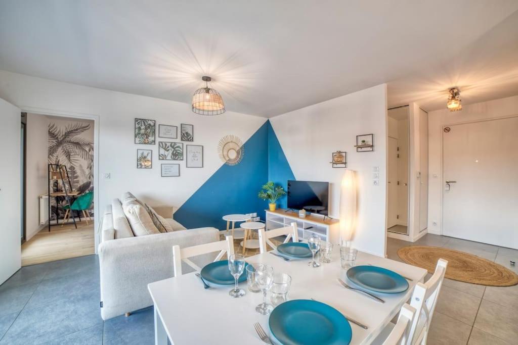 Modern'blue - Gare A 3min-geneve Acces Direct Apartment Annemasse